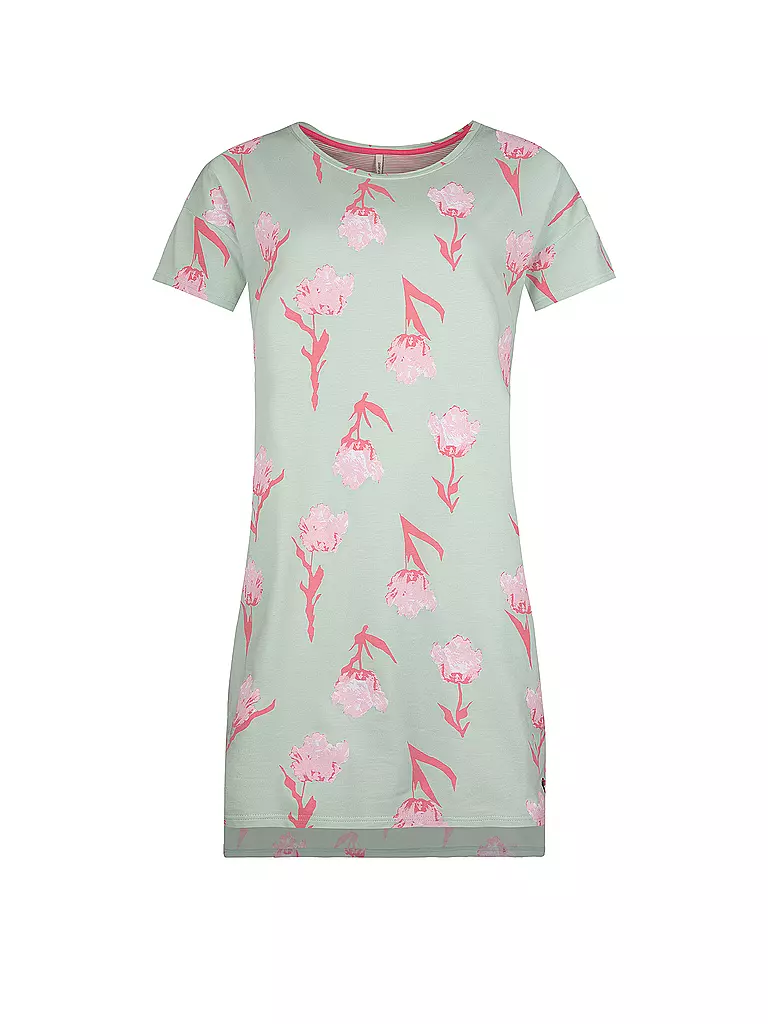 Camisón De Dormir Schiesser Sleepshirt - Manga Corta, Verde Menta, Talla 38 Para Mujer