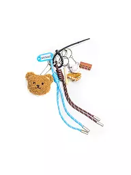 SHOUIA | Taschenanhänger #23 TEDDY BLUE | braun