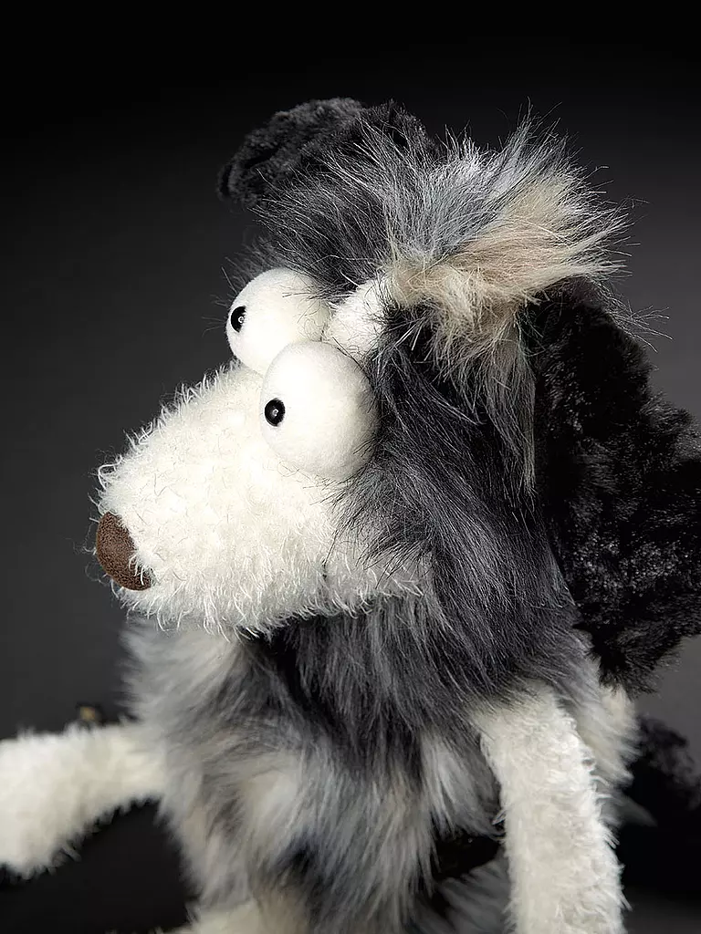 Sigikid 39606 Hatta Watta Cavallo Peluche BeastsTown – Grigio/Marrone, 36 Cm, Lavabile, Regalo Da 3 A 99 Anni