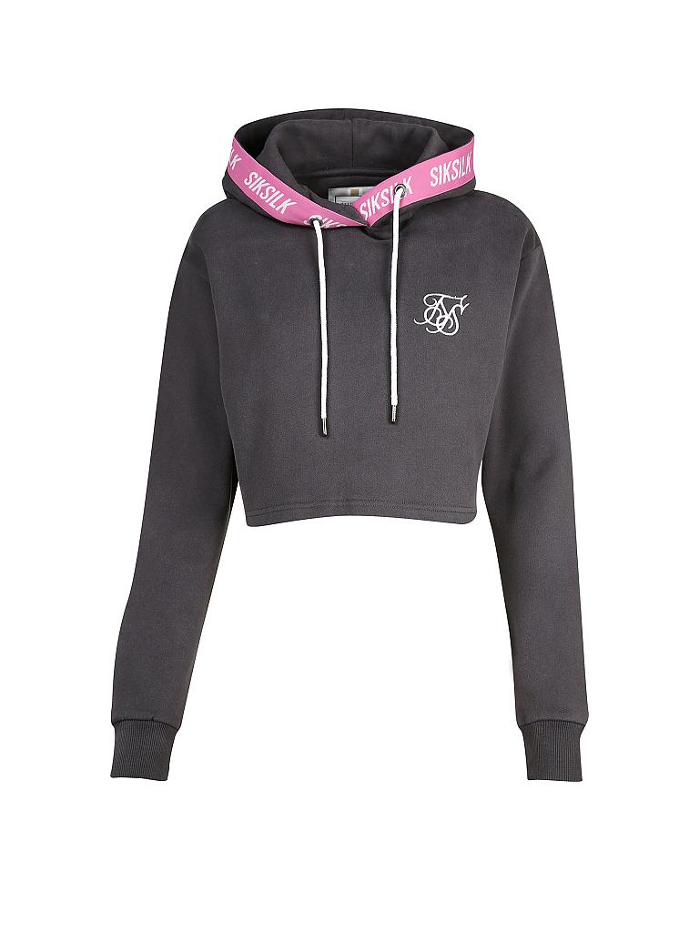 SIK SILK | Sweater - Cropped | grau