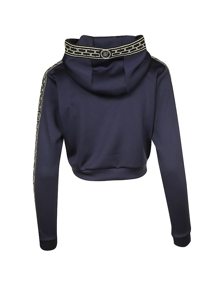 SIK SILK | Sweater Cropped-Fit | schwarz