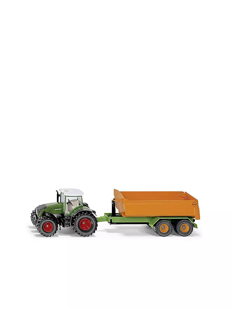 SIKU | Fendt Traktor mit Hakenliftfahrgestell und Mulde | keine Farbe
