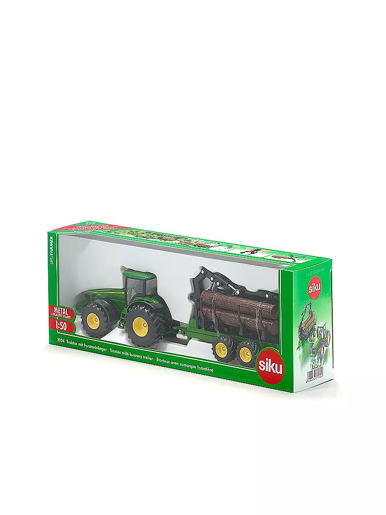 SIKU | Traktor mit Forstanhänger  | keine Farbe