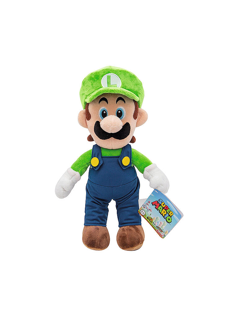 Super Mario Kuscheltier Plüschtier Stofftier Mario & Luigi Luigi plüsch 30 cm 