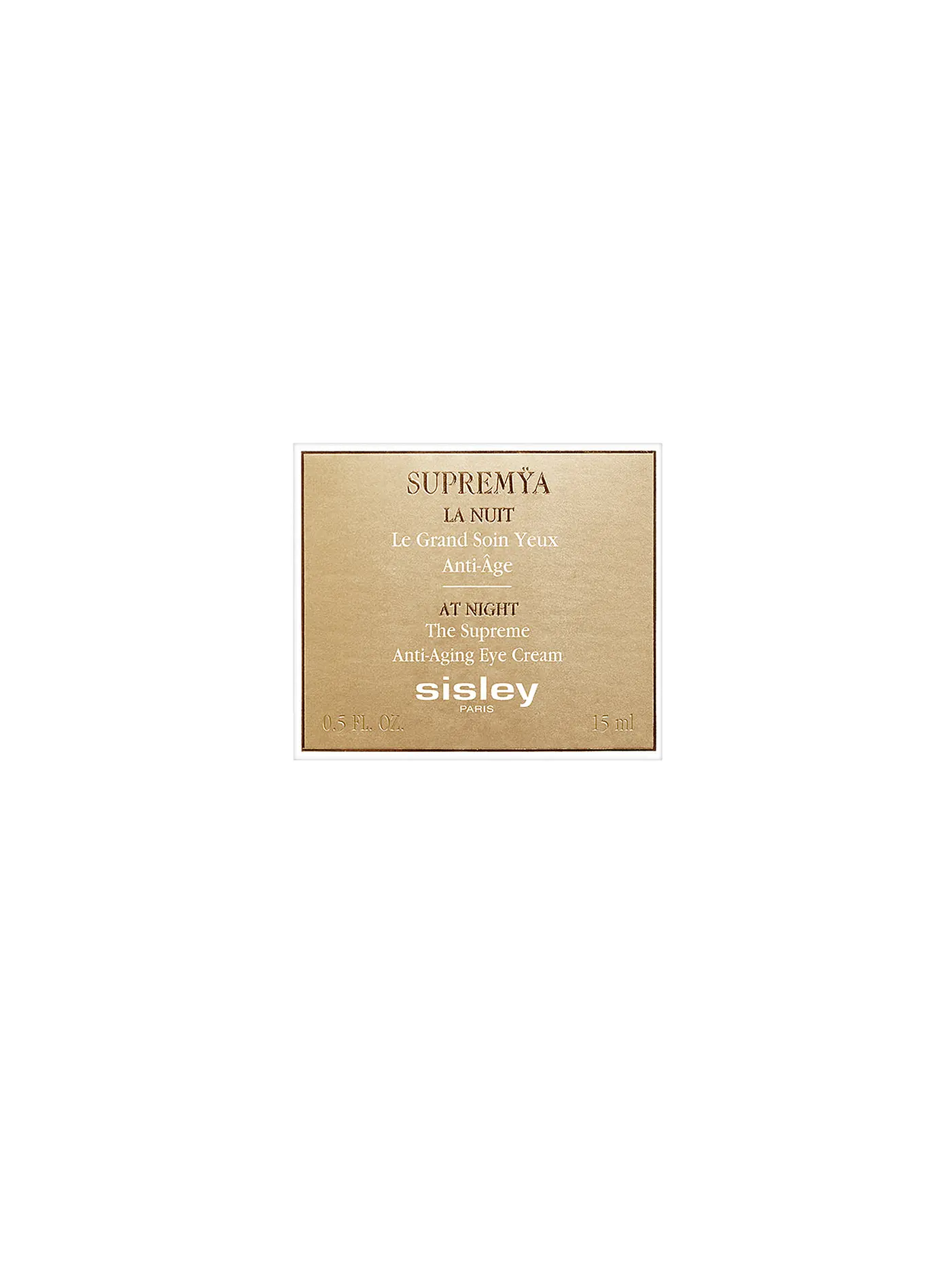 SISLEY | Augencreme - Supremÿa Le Grand Soin Yeux Anti-Âge 15ml | keine Farbe