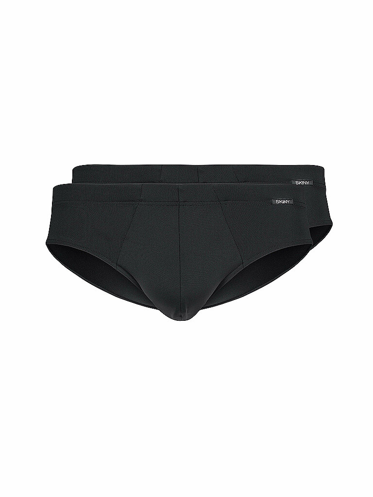 Skiny Herren Brasil voor Heren, Set Van 2 Micro-Multipack Slip, Schwarz, M EU