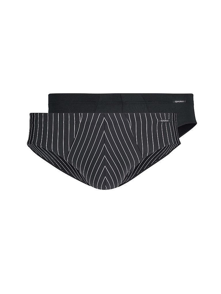 SKINY Brasil-Slip 2er Pkg. MICRO MULTIPACK blackstripe selection schwarz | L