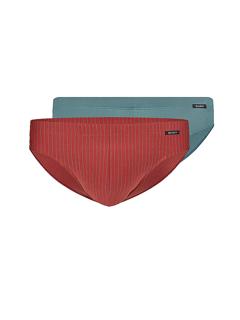 SKINY Brasil Slip Advantage Men Burntred Stripe bunt | S