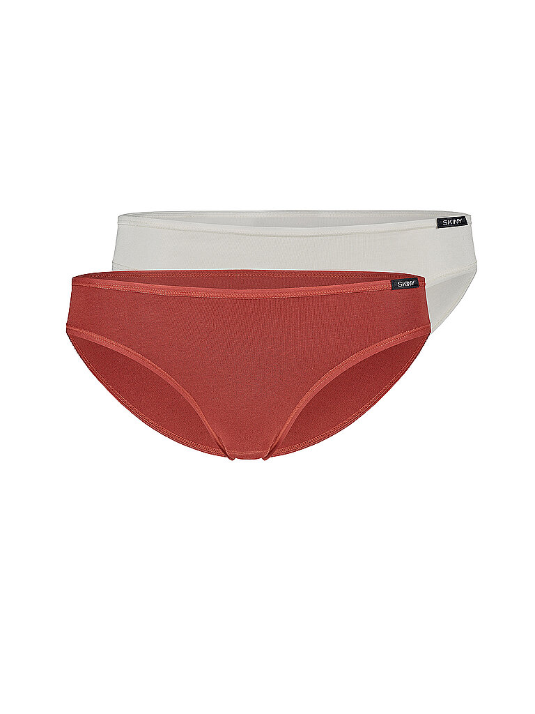 SKINY Rio Slip 2er Pkg Advantage Cotton Burntred Selection braun | 36