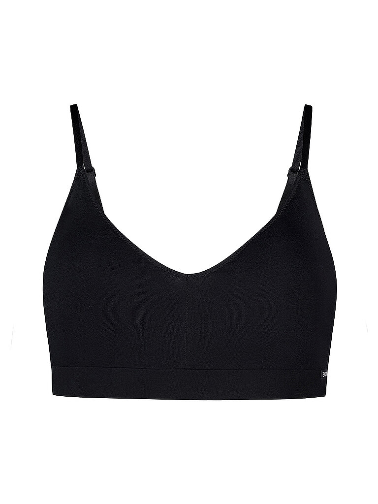 Skiny Damen Cotton Essentials BH mit voller Abdeckung, Schwarz, 36 EU