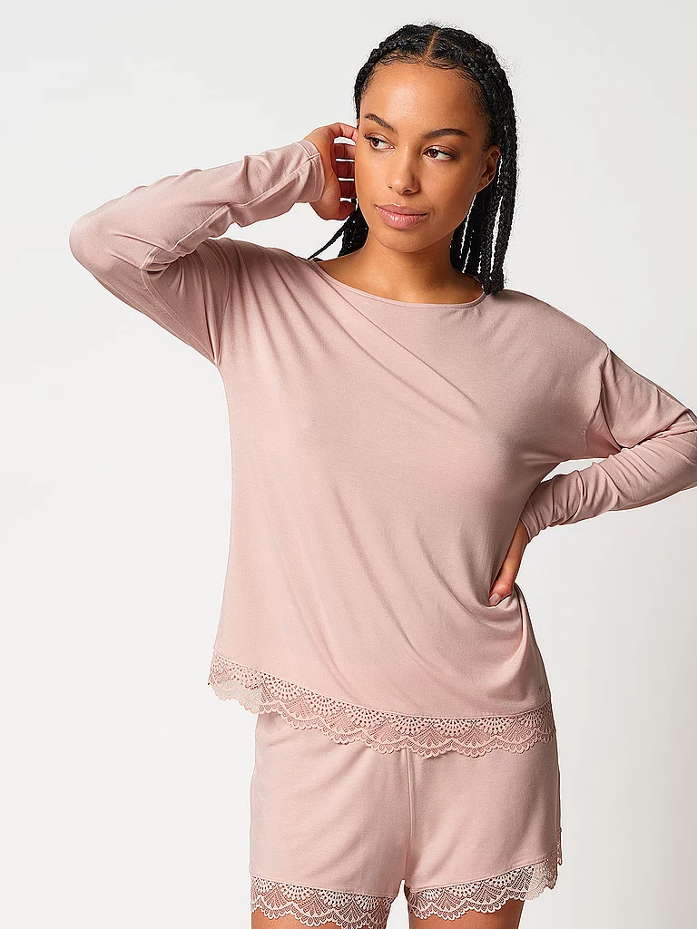 SKINY Pyjamashirt rose smoke rosa | 36