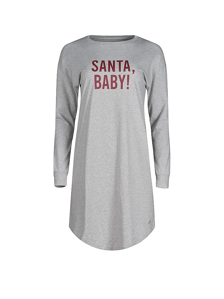 SKINY Nachthemd - Sleepshirt grey melange – SKINY