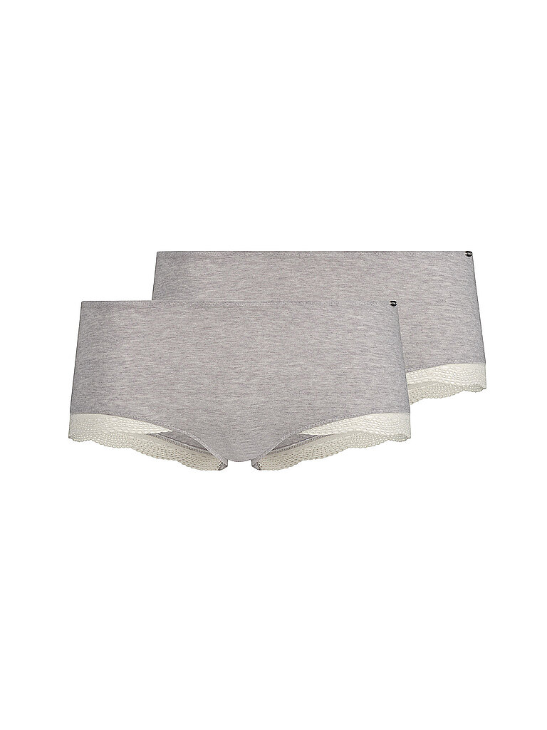 SKINY Panty 2er Pkg grey melange hellgrau | 36 – SKINY