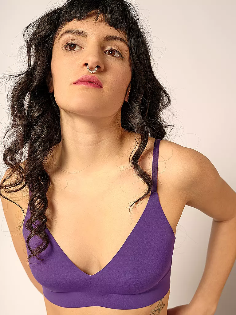 SKINY | BH gefüttert MICRO ESSENTIALS amethyst | lila