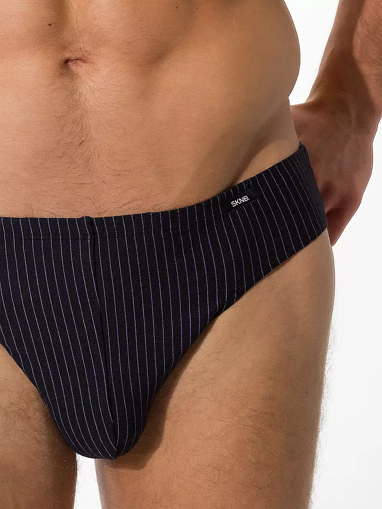 SKINY | Brasil Slip 2er Pkg ( Shadow Stripe ) | schwarz