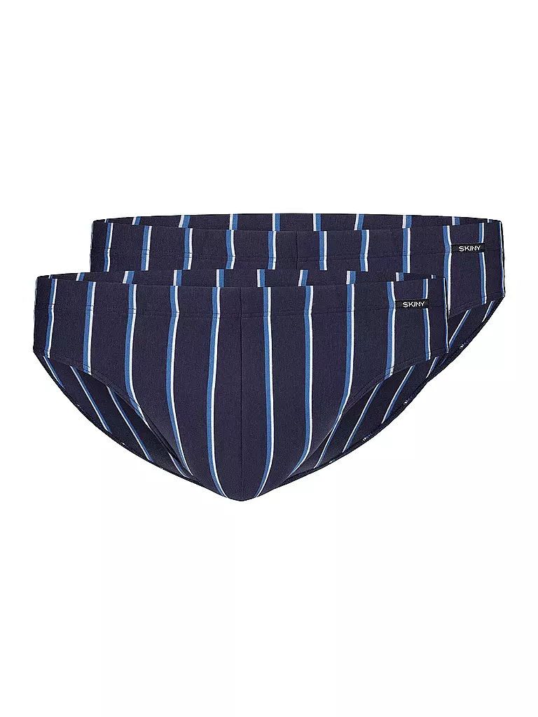 SKINY | Brasil Slip 2er Pkg Advantage Men Crownblue Stripe | blau