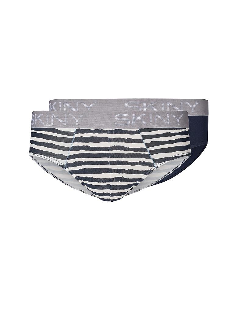 SKINY | Brazilian-Slip 2-er Pkg. (Eclipse Stripe) | blau