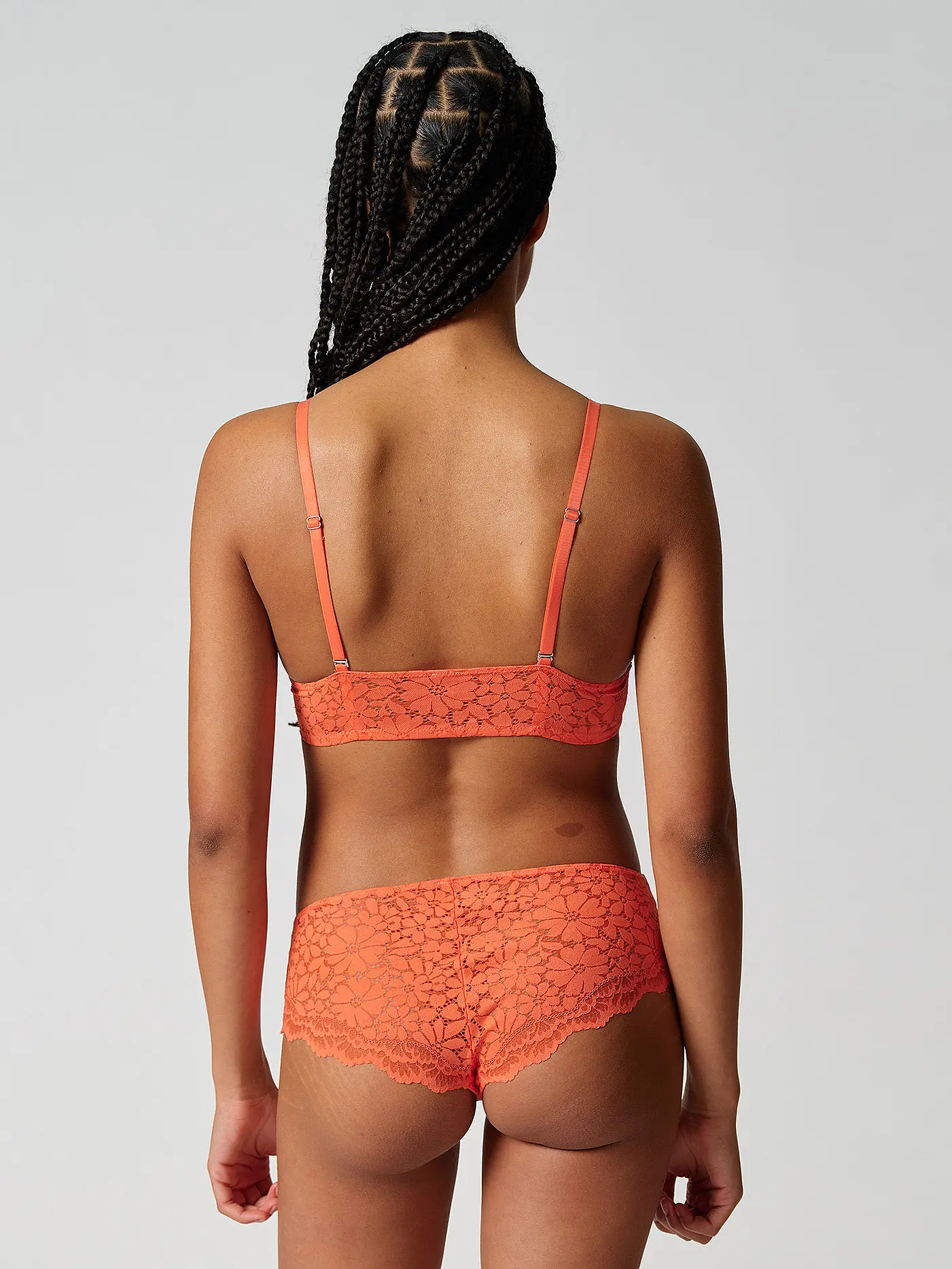 SKINY | Bustier WONDERFULACE cheeky flamingo | orange