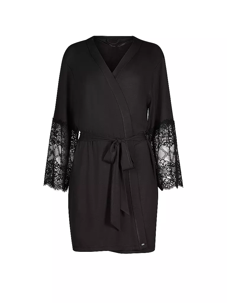 SKINY | Morgenmantel - Kimono NIGHT IN SKINY | schwarz