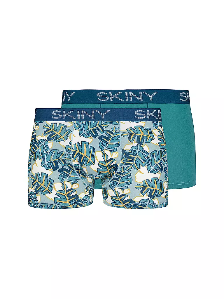 SKINY | Pants 2er Pkg. aquamarine leafs selection | grün