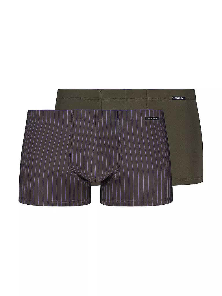 SKINY | Pants 2er Pkg. fango stripes selection | braun