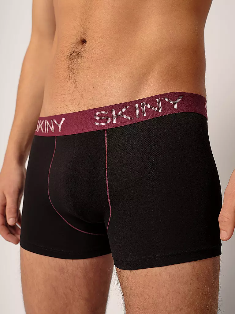 SKINY | Pants 2er Pkg. garnet christmas selection | dunkelrot