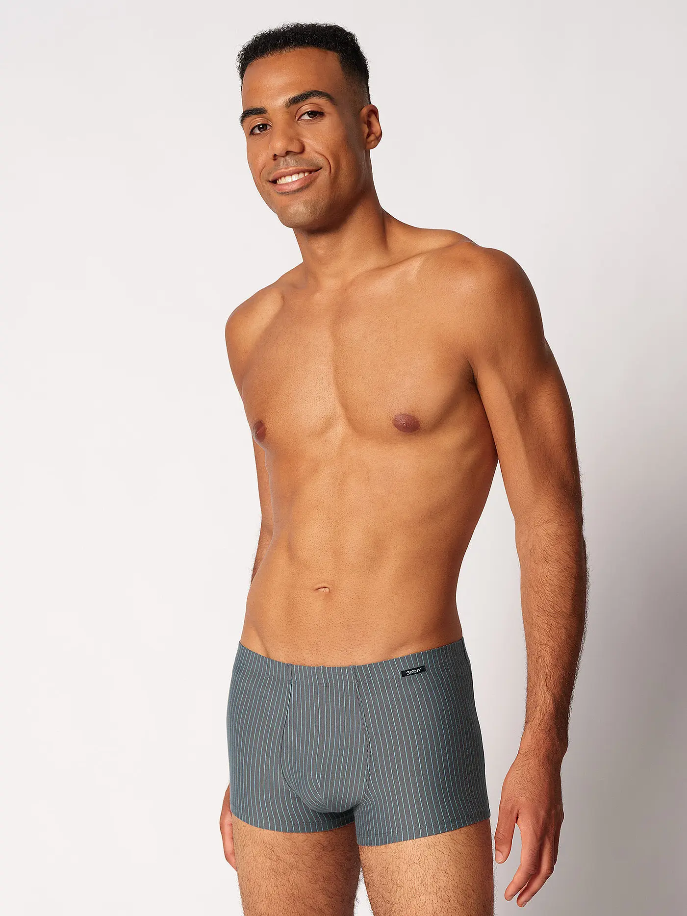 SKINY | Pants 2er Pkg. gunmetal stripes selection | grau