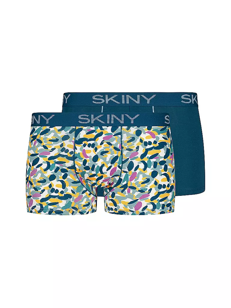 SKINY | Pants 2er Pkg. ivory spots selection | petrol