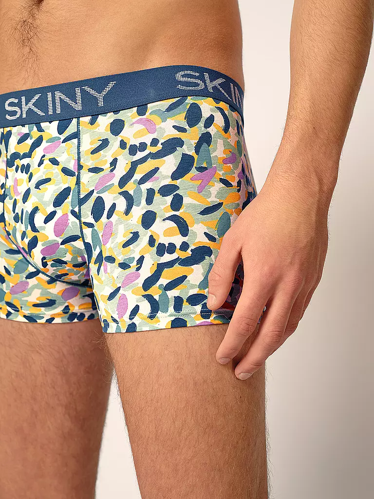 SKINY | Pants 2er Pkg. ivory spots selection | petrol