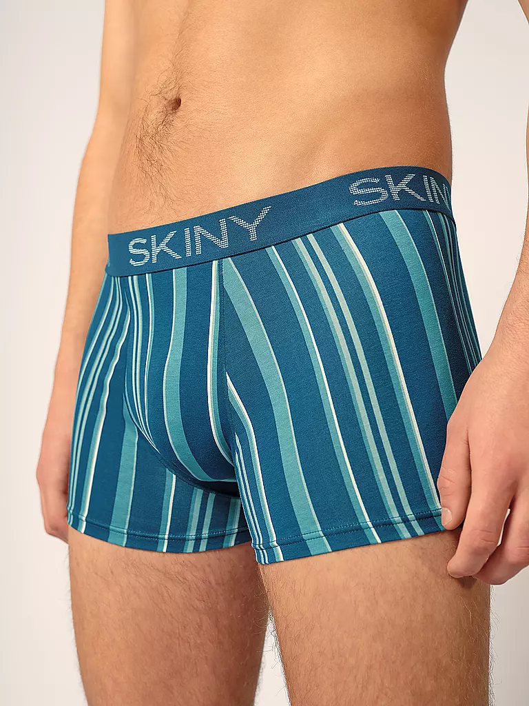 SKINY | Pants 2er Pkg. lapisblue stripes selection | mint