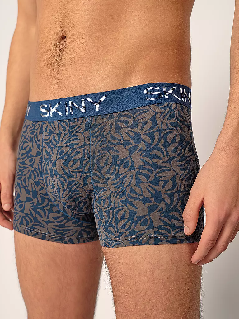 SKINY | Pants 2er Pkg. peacock flowers selection | braun