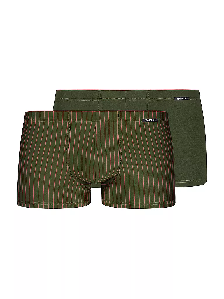 SKINY | Pants 2er Pkg. rosemary stripes selection | olive