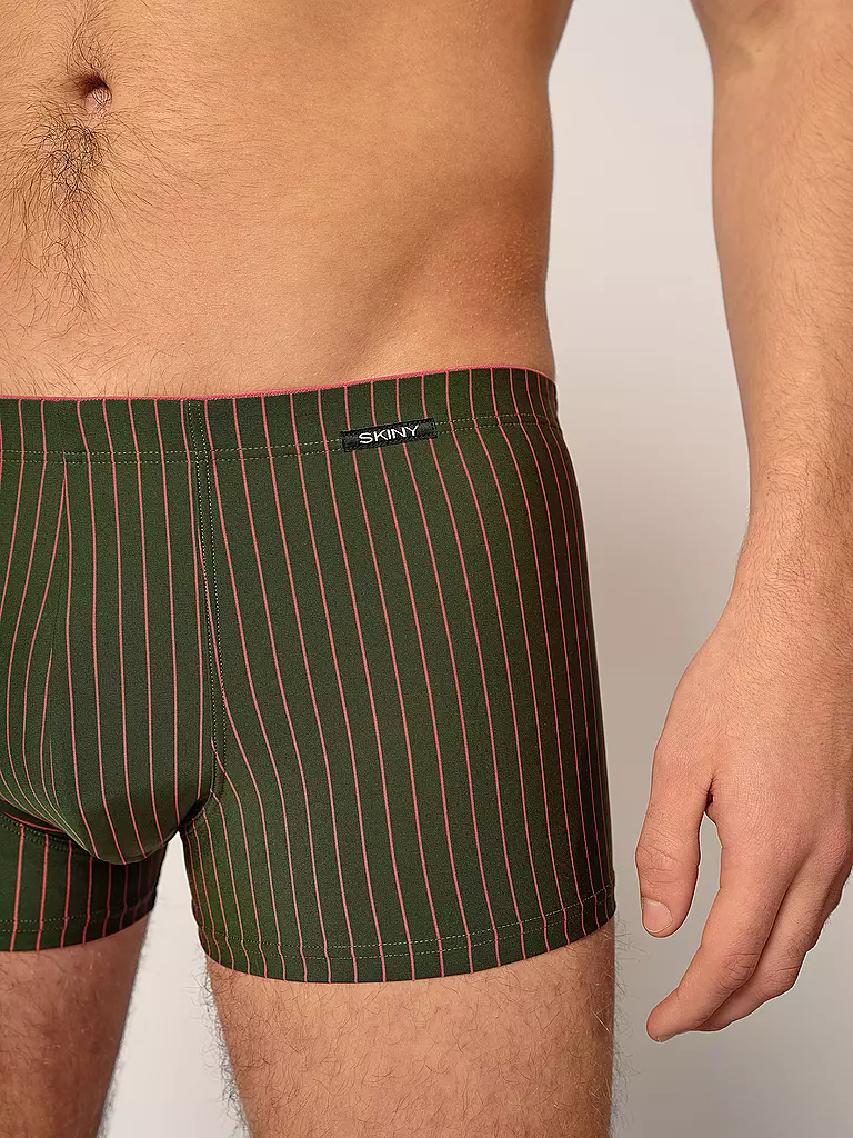 SKINY | Pants 2er Pkg. rosemary stripes selection | olive
