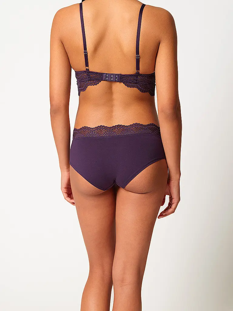 SKINY | Panty BH COTTON ORNAMENTS mysterioso | beere