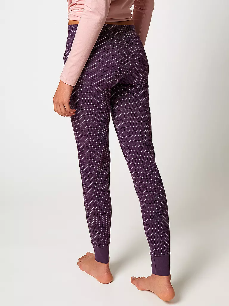 SKINY | Pyjamahose | dunkelrot