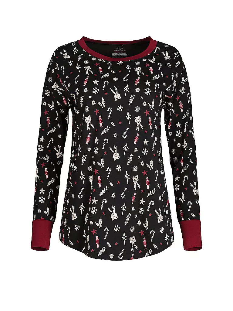 SKINY | Pyjamashirt jollyholly christmas | dunkelblau