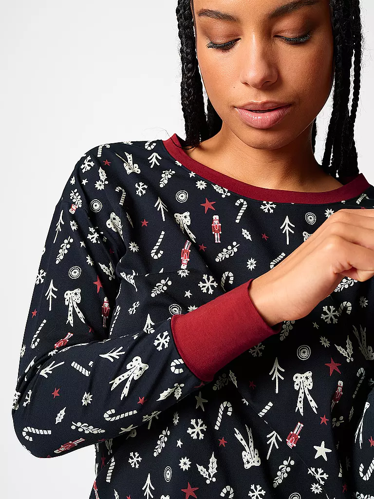 SKINY | Pyjamashirt jollyholly christmas | 