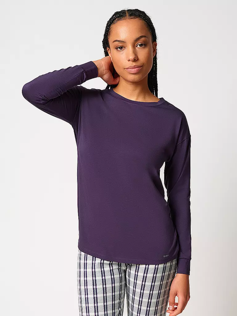 SKINY | Pyjamashirt mysterioso | dunkelrot