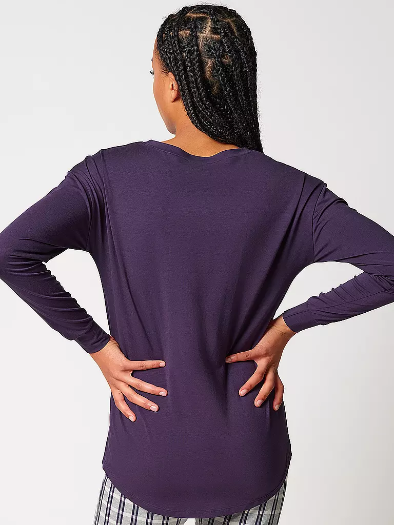 SKINY | Pyjamashirt mysterioso | dunkelrot