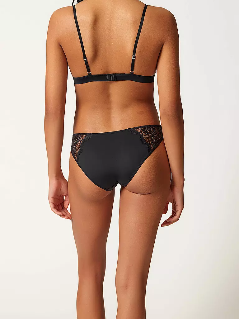 SKINY | Rio Slip MICRORNAMENTS black | hellblau
