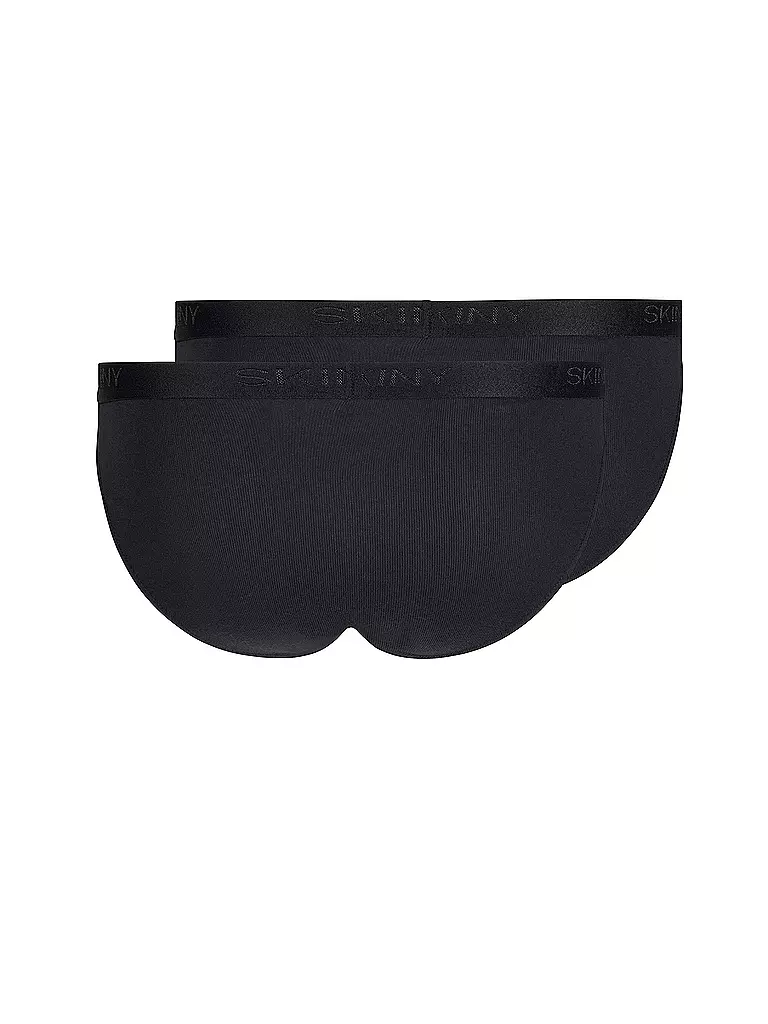 SKINY | Slip 2-er Pkg. black  | schwarz