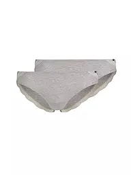 SKINY | Slip 2er Pkg grey melange | hellgrau