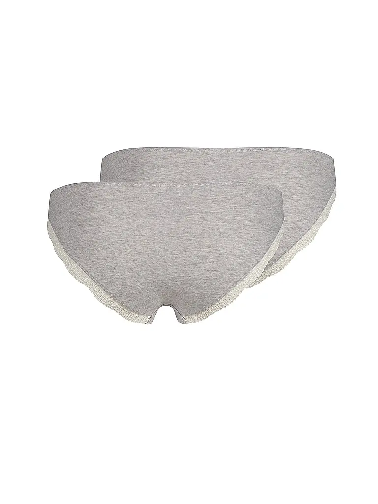 SKINY | Slip 2er Pkg grey melange | hellgrau