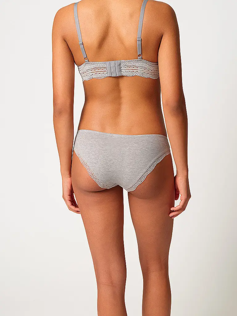 SKINY | Slip 2er Pkg grey melange | hellgrau