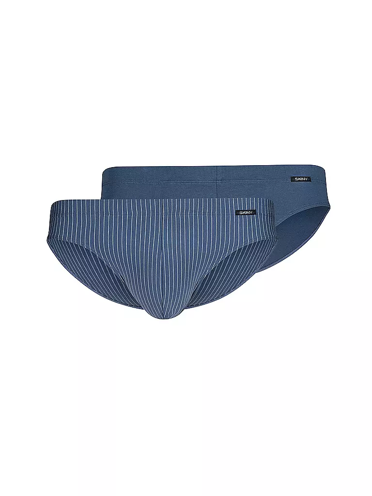 SKINY | Slip 2er Pkg vintage stripes selection | blau