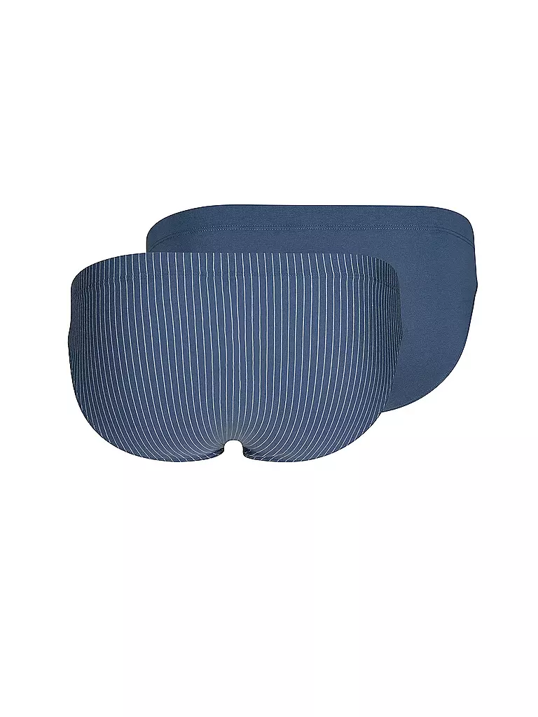 SKINY | Slip 2er Pkg vintage stripes selection | blau