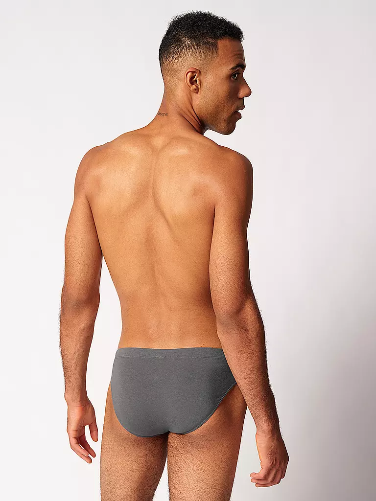 SKINY | Slip 2er Pkg. gunmetal stripes selection | grau