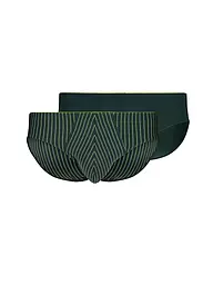 SKINY | Slip 2er Pkg. blue jewel stripes | grau