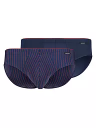 SKINY | Slip 2er Pkg. blue jewel stripes | dunkelblau