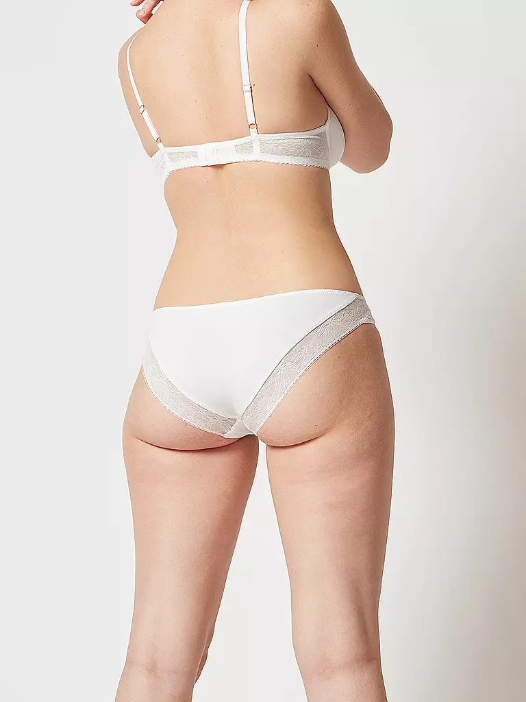 SKINY | Slip MICRO LACE ivory | schwarz